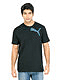 Puma Men Logo Black Tshirts
