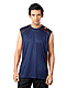 ADIDAS Men Navy Blue T-shirt